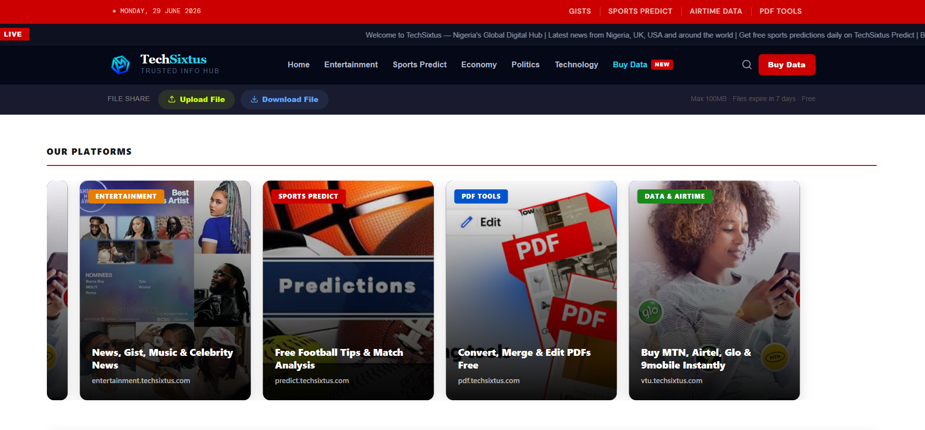 Hub: Media & Entertainment project screenshot
