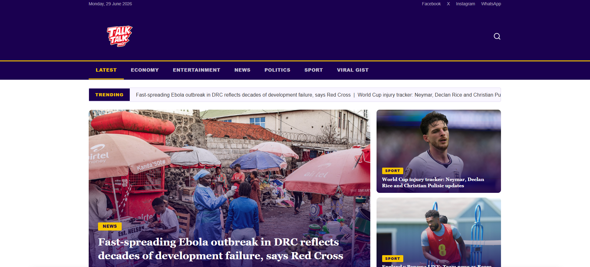 Entertainment & Media project screenshot